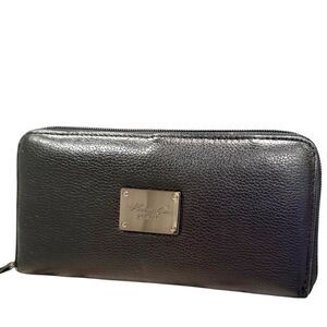 KENNETH COLE Pebbled Leather Continental Wallet - EUC